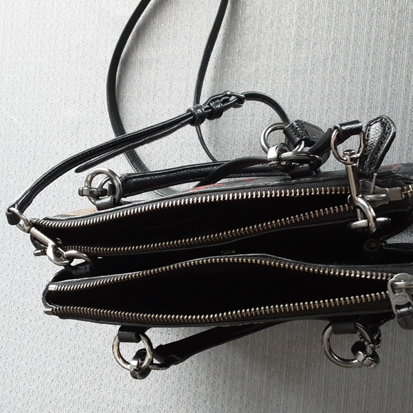 Coach Mini Christine Floral Carryall Purse - Picture 10 of 13